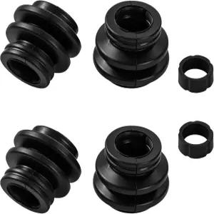 UQWU 4PCS 브레이크 캘 핀 부싱 키트 고무 슬라이드 및 O링 장착 토요타 캐딜락 지프 렉서스와 호환 방진