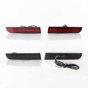 미쓰비시 랜서 EVO 2008-2017 에볼루션 X CZ4A 아웃랜더 스포츠 RVR ASX LED 리어 범퍼 리플렉터 테일 브레