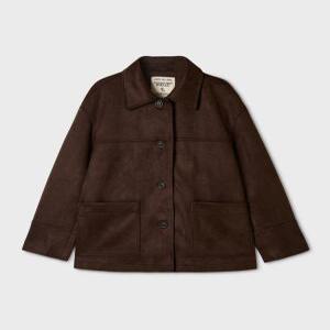 [AK수원점] [후아유] 여성 Synthetic Suede Half Jacket WHJKG4932F
