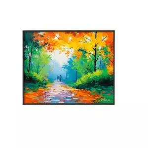 풍경화 사진액자 현관 그림 장식 유화 가을 거실 풍경