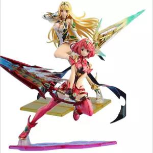 피규어 제노 블레이드 2 Pyra 광 Mythra 핸드메이드 심쿵돌직구