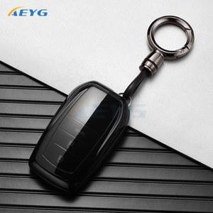 TPU 자동차 키 케이스 커버 쉘 포브 도요타 CHR Hilux Fortuner Land Cruiser 200 Camry Corolla Crown RAV4 하이랜드 키 체인