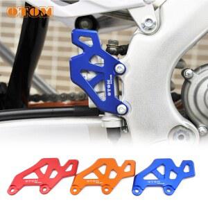 OTOM 후방 브레이크 실린더 전면 펌프 보호 커버 AVANTIS ENDURO MOTOLAND BRZ KAYO T4 T6 K6 GUIZUN MX4 용 장식 플레이트
