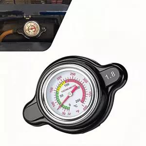 Fiknonk 1 PC 고압 라디에이터 캡(온도 게이지 포함 1.8바 26 PSI)으로 혼다 CRF CR-XR 스즈키 DR-Z RMZ