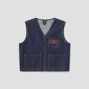 디키즈 X Harley Davidson 데님 베스트 Rinsed Blue DK0A88P4RNB 6123484
