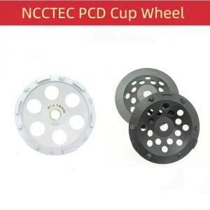 NCCTEC 다이아몬드 PCD 그라인딩 컵 휠 150, 에폭시 아버 홀 제거용, 도구 디스크, 6 인치, 7 180mm, 19mm,