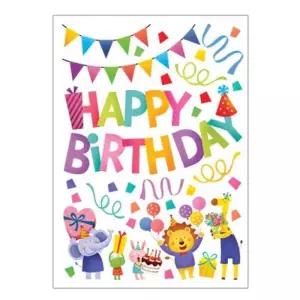 [아우트_68]데코인테리어 스티커 우주행성 해피생일