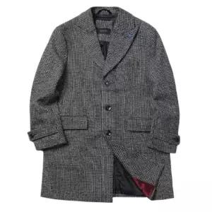 이태리직수입 싱글코트 2COLOR 하운드투스체크 울블랜드코트 f-acoat54