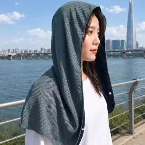시원한타월 러닝 쿨링타월 등산 헬스 냉감 스포츠 후드타월