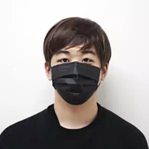 남자용 내츄럴 통가발 일상 스타일 커트머리