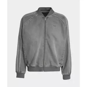 아디다스 ADIDAS 슈퍼스타 루즈 핏 데님 블랙 워시 재킷 - 차콜데님 JW5915 151793
