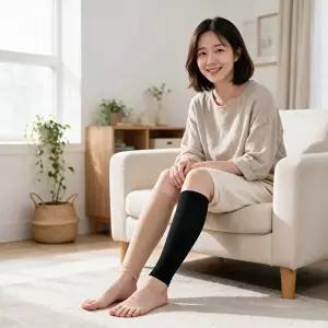 수면압박스타킹 승무원 압박스타킹 하체 관리 케어 야간 수면용 밴드-WFQ64NR