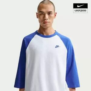 나이키 NIKE 맨즈 스포츠웨어 클럽 3 4 슬리브 래글런 탑 IF0756 480 1000802453248