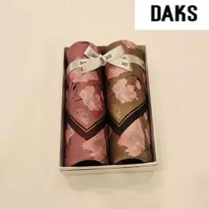 [하프클럽/닥스ACC]  DKO10B 남녀2매 나염 손수건 세트
