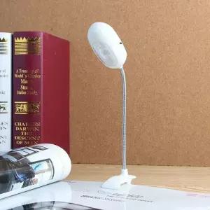 [룽스_6818]3구 LED 독서등 집게스탠드 북라이트
