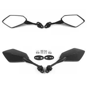 혼다 CBR600 CBR600RR CBR1000 CBR1000RR 카본 블랙 용 오토바이 백미러 레이싱 스포츠 자전거 백 사이드
