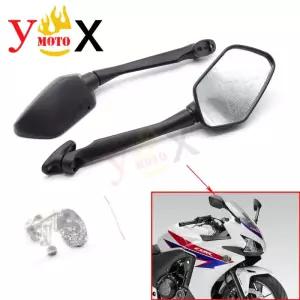 블랙 스포츠 자전거 오토바이 사이드 백미러 교체 혼다 CBR300 CBR300R 2015 업