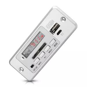 블루투스 MP3 디코더 보드 FM 디코딩 모듈 (실버)