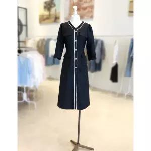 한정수량 듀엘 브이넥 트위드 원피스 L251PSE011 2818769