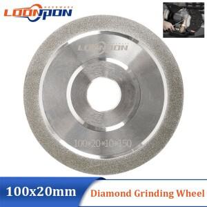 100mm Diamond Grinding Wheel Electroplated Abrasive Disc Flat for Cutter Carbide Tungsten Alloy Glas