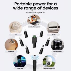 100W USB C-DC 전원 부스트 케이블 타입 5V/9V/12V/15V/20V 컨버터 조절식 전압 와이파이 공유기용