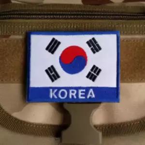 국기 캐주얼 찍찍이 유니폼 와펜 벨크로 스티커