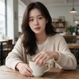 행운 물고기 오픈링 애끼반지 우정 커플링 수능 선물 반지 악세사리 실버 비즈반지