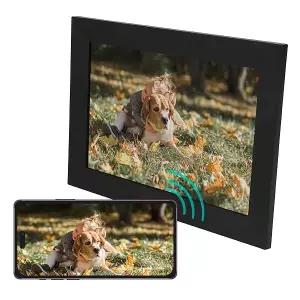 VIVITAR 10인치 WiFi 디지털 액자 - LCD 터치 스크린을 슬림한 디자인