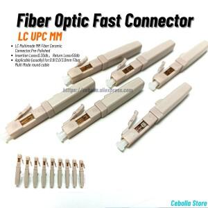 광섬유 고속 커넥터 FTTH 0.9/2.0/3.0Mm 케이블용 다중 모드 LC MM 50/125Um 퀵 어댑터
