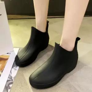 [라일리] Rly 키높이 앵클 레인부츠 짧은