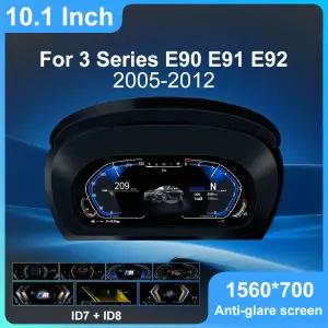 BMW E90 E92 E91 2005-2012 3 CCC CIC 속도계 LCD 계기판 ID7 ID8용 클러스터 대시보드 디지털 7UI