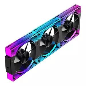 Interstellar V3 120mm PC 케이스 팬 인피니티 미러 모듈 체인 120mm RGB PWM 팬 트리플 팩 컴퓨터 케이스