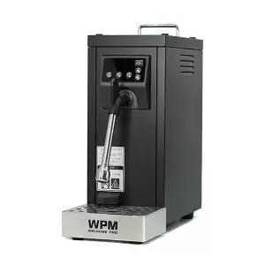 (1년이내 무상AS)WPM 웰홈 우유스팀기 MS-130T 블랙(정식수입품) 온도조절가능 자동 우유스티머(스팀피쳐 포함)