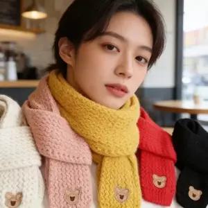 숏 목도리 니트 머플러 스카프 겨울 방한 용품 남녀공용 넥워머 찬바람 가림목적