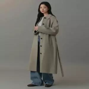 무신사 스탠다드 우먼 MUSINSASTANDARDWOMAN 우먼즈 캐시미어 블렌드 핸드메이드 발마칸 로브 코트 라이트