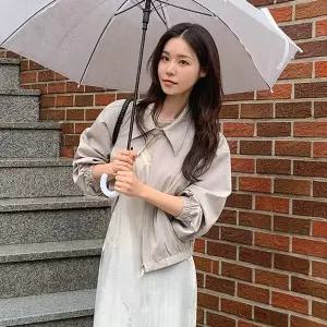 [모어렌] [MADE] 플루얼 코튼 블루종 점퍼 [tjk0458]