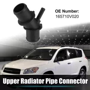 UXCELL 라디에이터 수도관 상단 라디에이터 파이프 커넥터 Toyota RAV4 2009 2010 2011 2012 No.165710V020