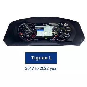 폭스바겐 티구안 L 2017-년식 12.3인치 LCD 디지털 계기판 콕핏 속도계