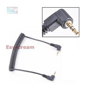 캐논 호환호환 R7 R10 850D M6II 90D 1C C1 E3 CB2용 2.5 / 3.5mm 리모트 셔터 릴리즈 케이블 연결 코드