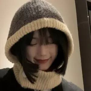 랩 겨울 니트 워머 4color 후드 버튼 트루퍼햇 모자 목토시 바라클라바 멀티스카프 워머
