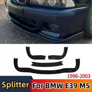 BMW 5 E39 M5 세단 1996-2003용 프론트 범퍼 립 스플리터 커버 턱 디플렉터 튜닝 프로텍터 액세서리 에어댐