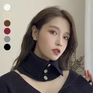 패션 한스푼 니트 목토시 넥워머 터틀넥워머 니트넥워머 단추넥워머 넥워머 목토시