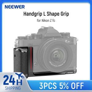 NIKON 호환 호환 Z fc 용 NEEWER 핸드 그립 L 모양 핸들이있는 초박형 레트로 폼 피팅 카메라 장착베이스