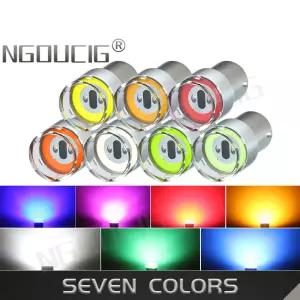 NGOUCIG 2개입 12V 24V BAY15D BA15S 브레이크 후진등 자동차 라이트 1156 1157 P21W R5W R10W P21/5W 레드