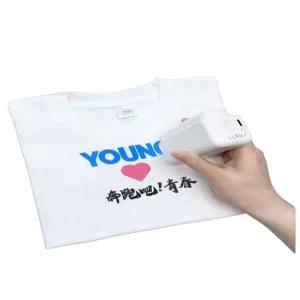 휴대형 프린터 의류 휴대폰 티셔츠 로고 연동 패턴