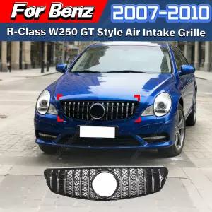 메르세데스-벤츠 R-클래스 W250 2007 2008 2009 2010 자동차 프론트 범퍼 GT 스타일 라디에이터 가드 에어
