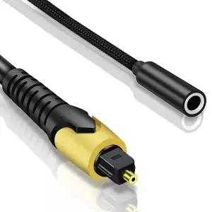 192kHz 광 디지털 아날로그 오디오 변환기 SPDIF - 3.5MM 광 디지털 변환기