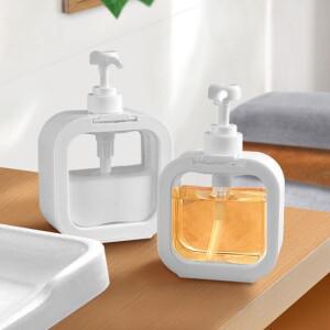 주방 액체 비누 디펜서 빈 펌프 샴푸 병 접시 용기 욕실 샤워 젤 세탁 보관 300/500ml