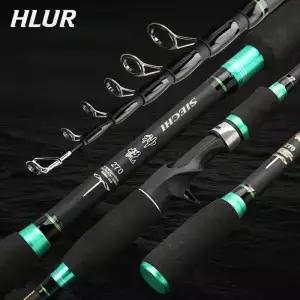 텔레스코픽 록 낚싯대 1.8M-2.7M 스피닝 플라이 잉어 피더 탄소 섬유 미니 여행 초경량 Pesca