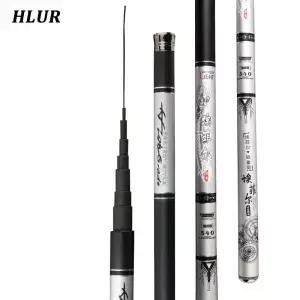 낚싯대 탄소 섬유 텔레스코픽 스트림 핸드 폴 잉어 피더 Tenkara 3.6/5.4/6.3/7.2M 휴대용 Pesca